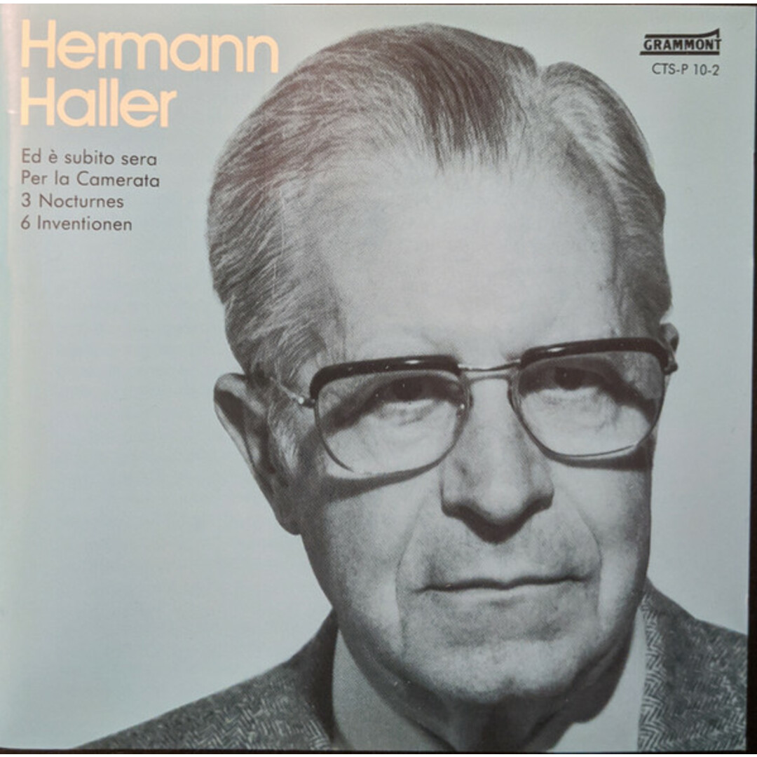 スイスCD Hermann Haller Ed E Subito Sera - Per La Camerata - 3 Nocturnes- 6 CTSP102 Grammont /00110 エンタメ/ホビーのCD(クラシック)の商品写真