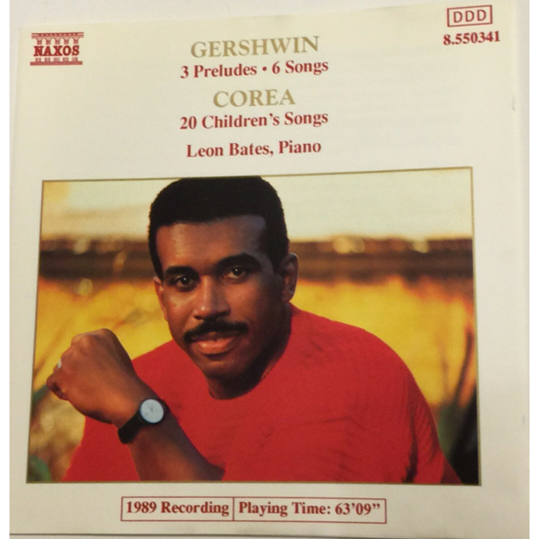 独CD Gershwin, Corea - Leon Bates Gershwin / Corea 8550341 Naxos /00110 エンタメ/ホビーのCD(ジャズ)の商品写真
