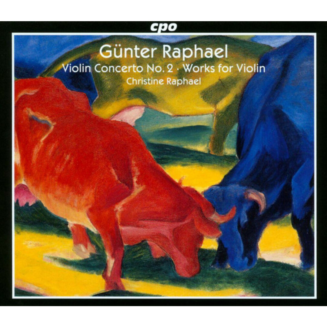 欧2CD G?nter Raphael - Christine Raphael Violin Concerto; Works for Violin 7775642 cpo /00220 エンタメ/ホビーのCD(クラシック)の商品写真