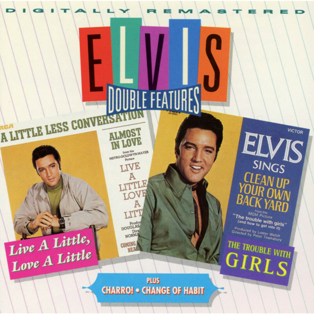 CD Elvis Presley Live A Little, Love A Little / The Trouble With Girls / Charro / Change Of Habit 07863665592 RCA /00110 エンタメ/ホビーのCD(ポップス/ロック(洋楽))の商品写真