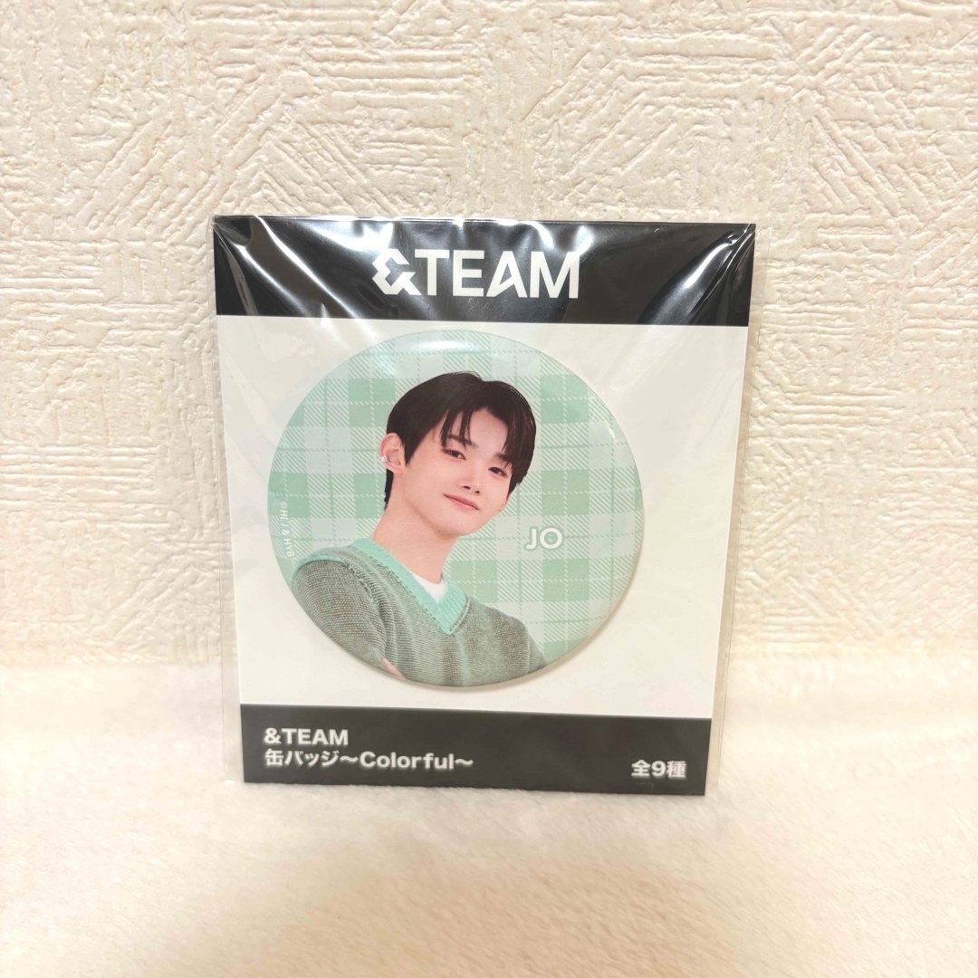 &TEAM(エンティーム)の&TEAM JO ジョウ 缶バッジ Colorful エンタメ/ホビーのタレントグッズ(ミュージシャン)の商品写真