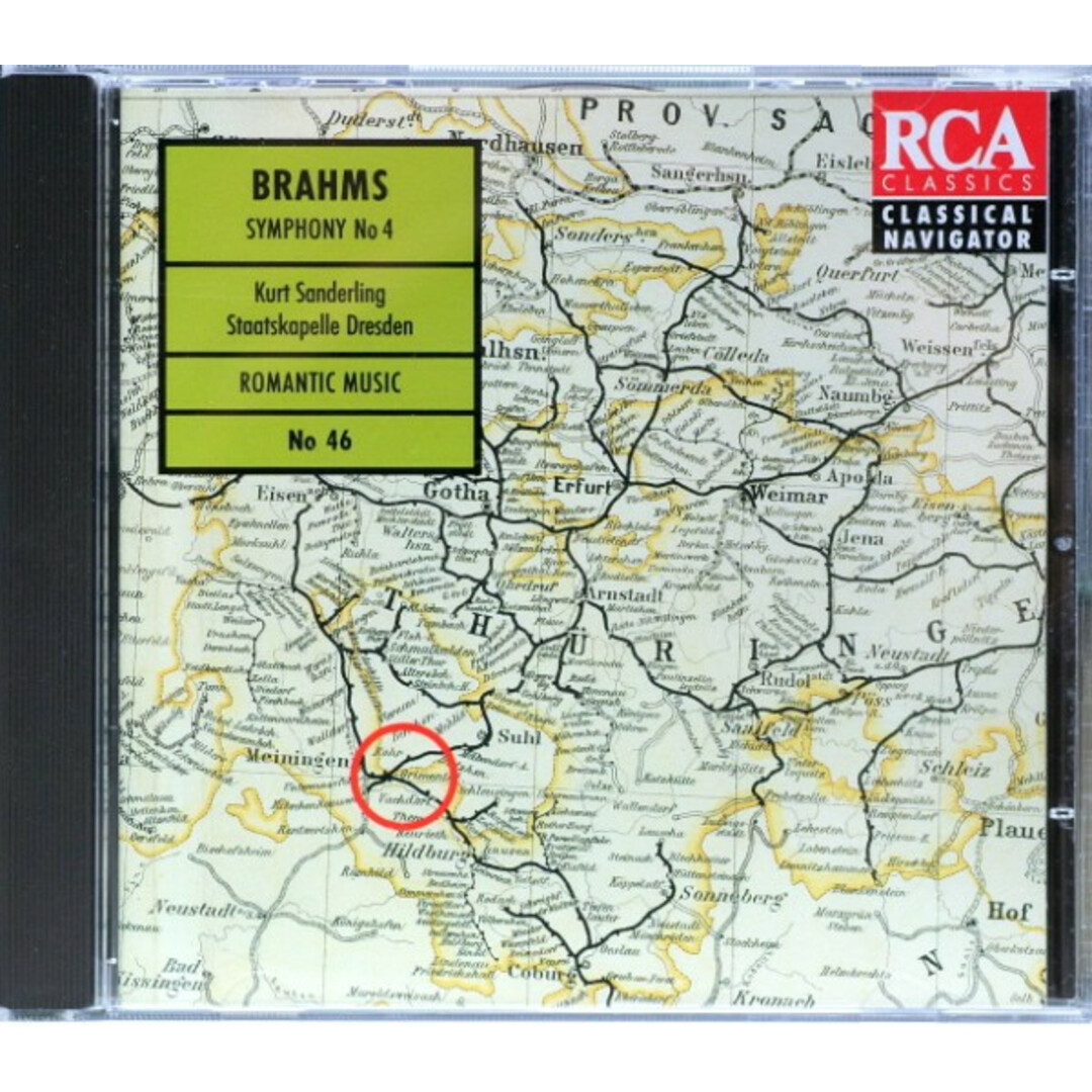 欧CD Brahms, Kurt Sanderling, Staatskapelle Dresden Symphony No. 4 74321242062 RCA Classics /00110 エンタメ/ホビーのCD(クラシック)の商品写真