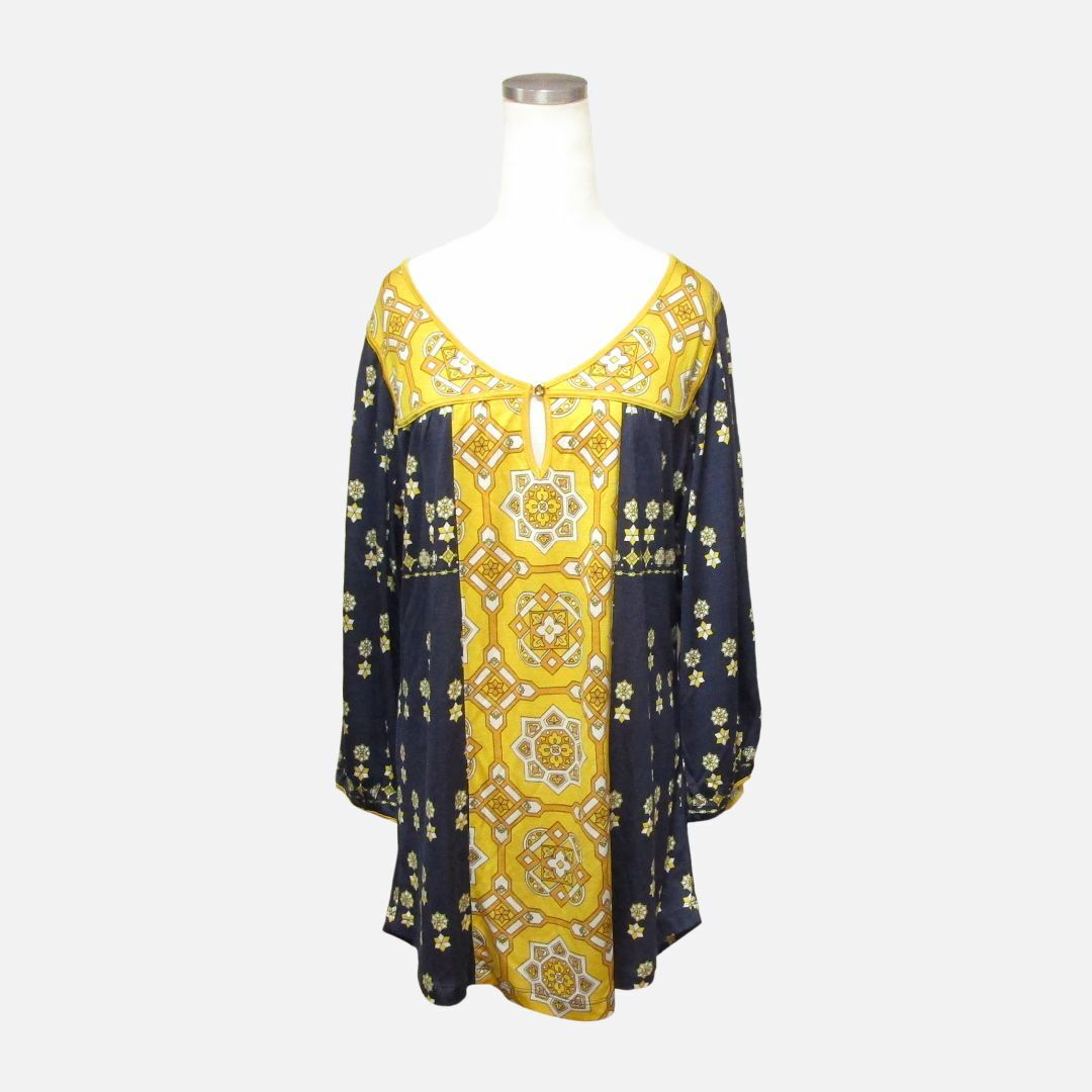 Juicy Couture - ★新品★ジューシークチュール★ヒッピー柄7分袖チュニック (Navy/M)