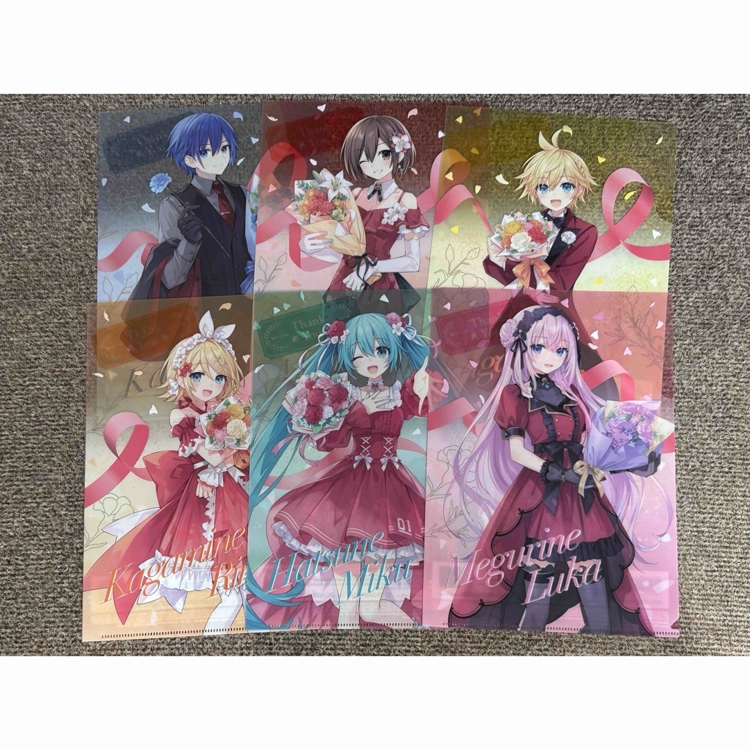 初音ミク 全6種 ファミマ限定 クリアファイル エンタメ/ホビーのアニメグッズ(クリアファイル)の商品写真