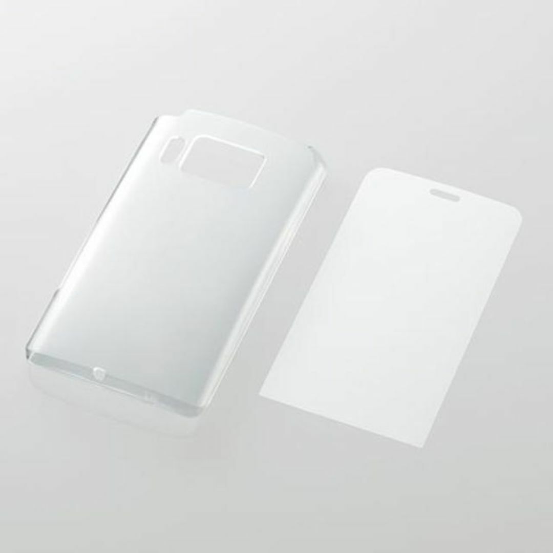 ELECOM(エレコム)のdocomo (P-07C)用シェルカバー クリア スマホ/家電/カメラのスマホアクセサリー(Androidケース)の商品写真