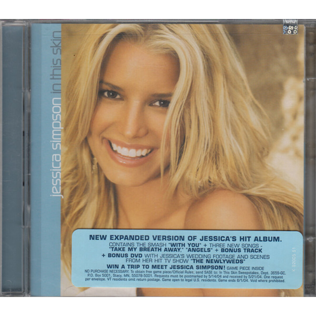 米2CD Jessica Simpson In This Skin (W/Dvd) CK92005 Columbia /00220 エンタメ/ホビーのCD(ポップス/ロック(洋楽))の商品写真