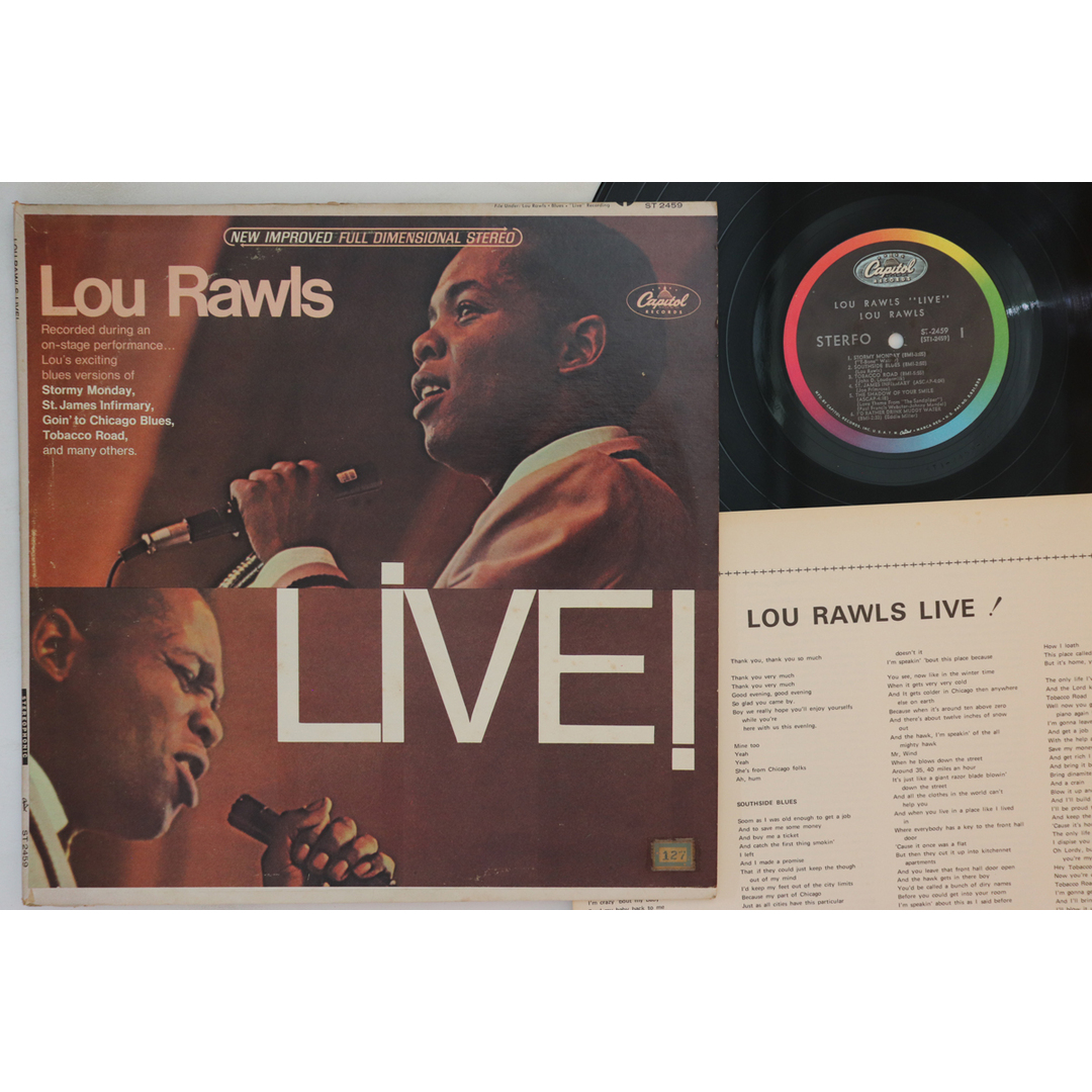 米LP Lou Rawls Live! ST2459 CAPITOL RECORDS /00260 エンタメ/ホビーのエンタメ その他(その他)の商品写真