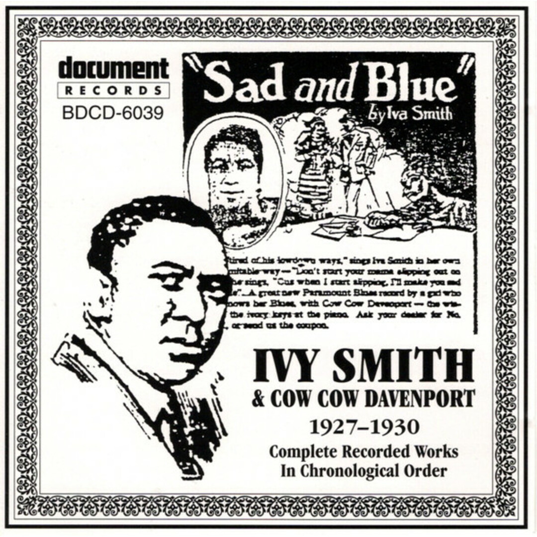オーストリアCD Ivy Smith, Cow Cow Davenport Complete Recorded Works In Chronological Order 1927-1930 BDCD6039 Document Records (2) /0011 エンタメ/ホビーのCD(ブルース)の商品写真