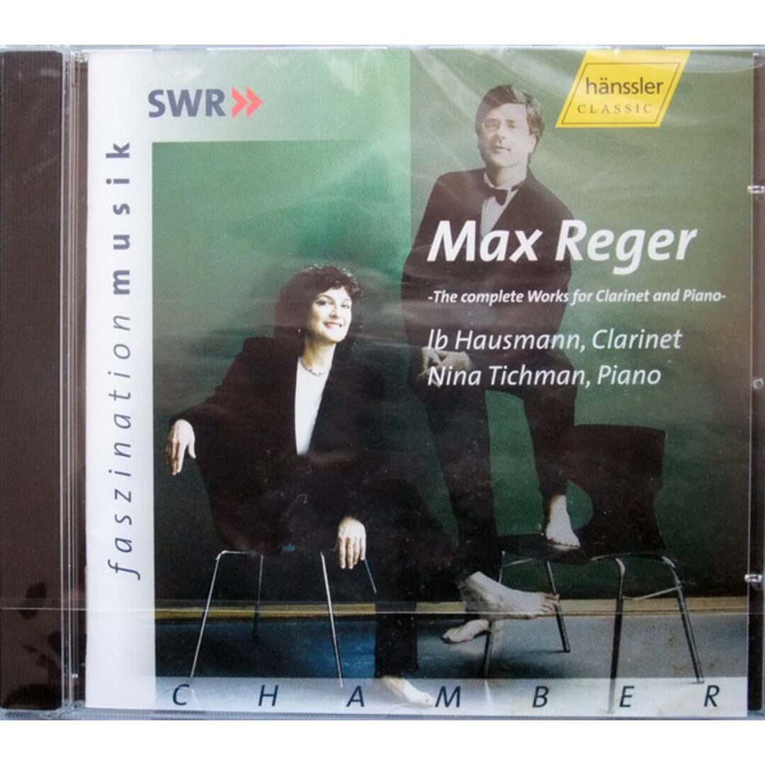 欧CD Ib Hausmann, Nina Tichman Reger:Complete Clarinet & Pno CD93035 H?nssler Classic /00110 エンタメ/ホビーのCD(クラシック)の商品写真