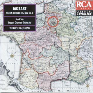 独CD Wolfgang Amadeus Mozart, Josef Suk, Prague Chamber Orchestra Mozart: Violin Concertos 4 &amp; 5  74321212782 RCA Classics /00110(クラシック)