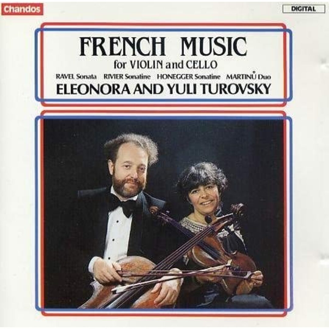 輸入CD Maurice Ravel, Jean Rivier, Arthur Honegger, Bohuslav Martinu, Eleonora Turovsky; Yuli Turovsky French Music for Violin & Cel エンタメ/ホビーのCD(クラシック)の商品写真
