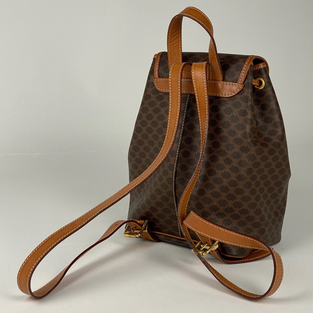 CELINE セリーヌ マカダム柄 リュックサック バックパック PVC