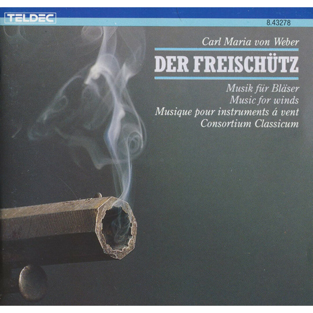 独CD Carl Maria von Weber, Consortium Classicum Musik F?r Bl?ser = Music For Winds = Musique Pour Instruments ? Vent 843278 TELDEC エンタメ/ホビーのCD(R&B/ソウル)の商品写真