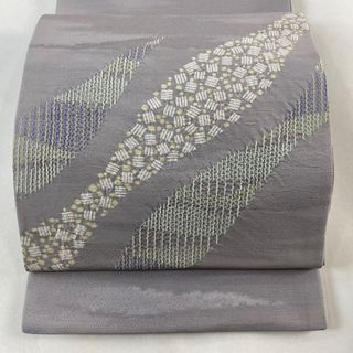 袋帯 逸品 お太鼓柄 正絹 【中古】(帯)