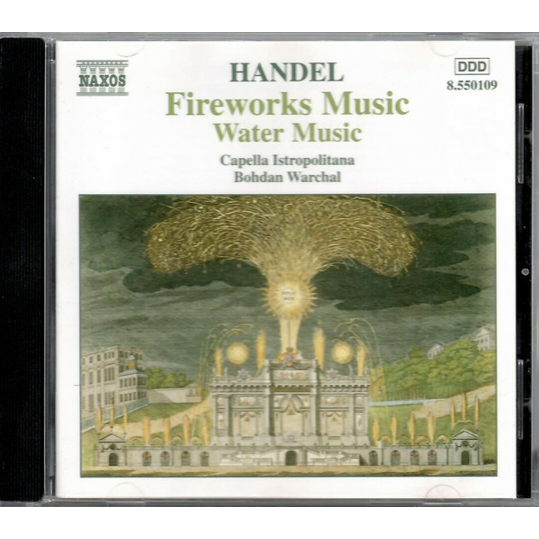 輸入CD Handel / Capella Istropolitana, Bohdan Warchal Fireworks Music / Water Music 8550109 Naxos /00110 エンタメ/ホビーのCD(クラシック)の商品写真