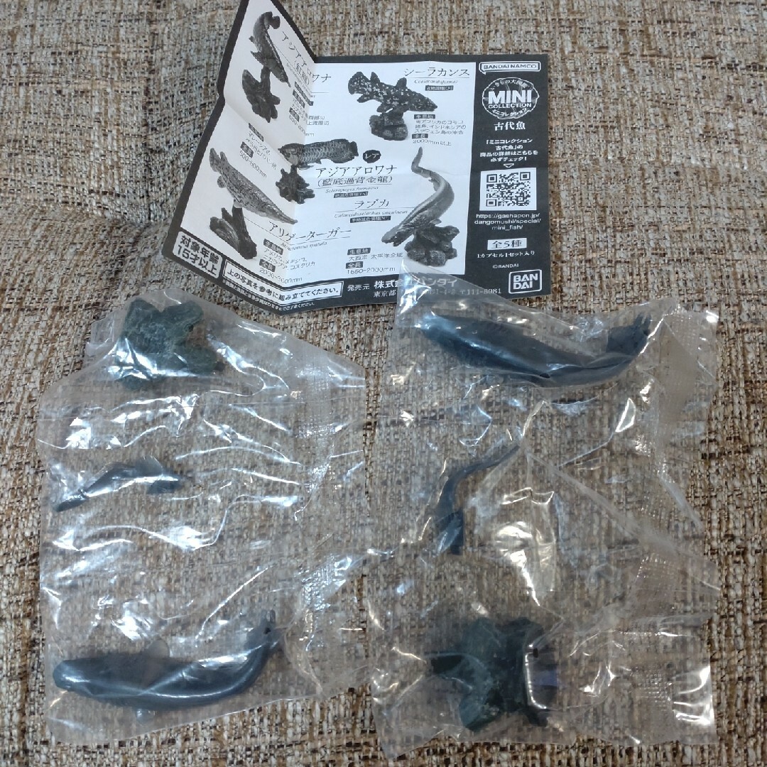 いきもの大図鑑ミニコレクション 古代魚 ラブカ ガチャ エンタメ/ホビーのおもちゃ/ぬいぐるみ(キャラクターグッズ)の商品写真