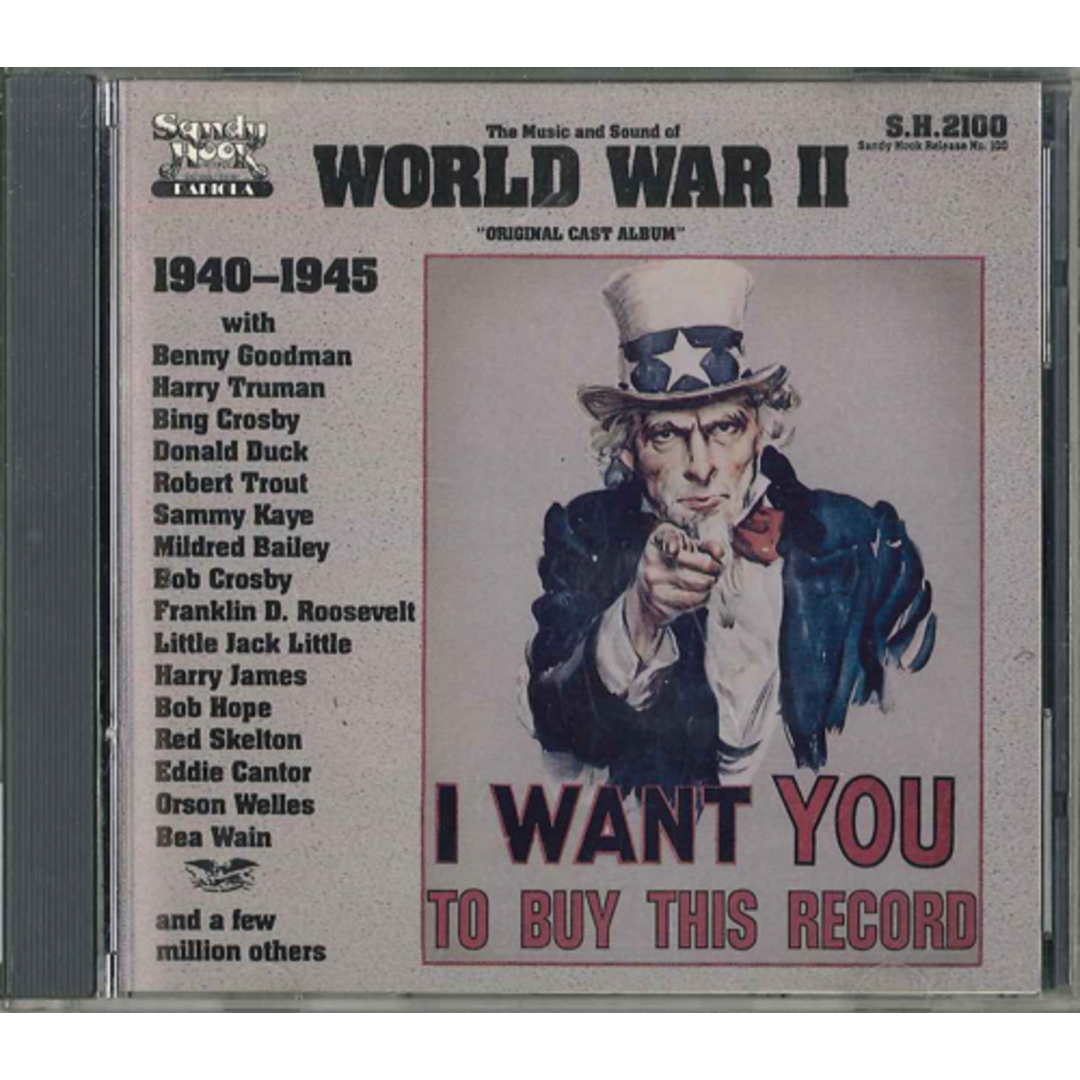 米CD Various Music And Sound Of World War Ii - "original Cast Album" CDSH2100 SANDY HOOK /00110 エンタメ/ホビーのCD(ポップス/ロック(洋楽))の商品写真