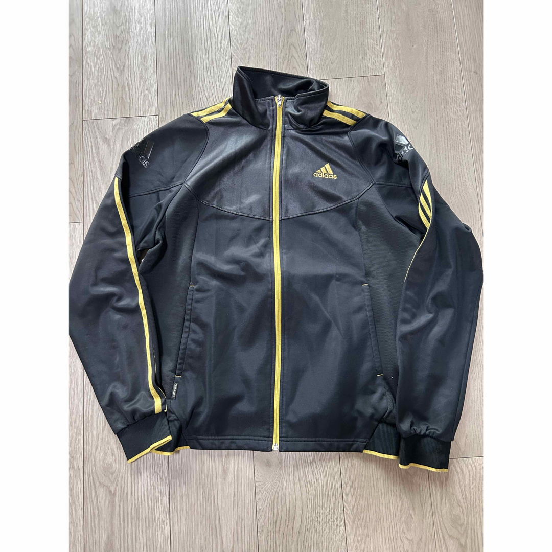 売れ筋ランキングも adidas - adidas アディダス ジャージ 黒×金 上下セット Mサイズ アディダス