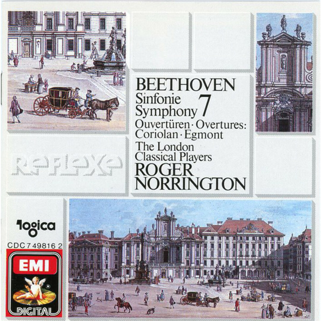 欧CD Ludwig van Beethoven, Roger Norrington, London Classical Players Sinfonie 7 = Symphony 7; Ouvert?ren = Overtures: Coriolan - E エンタメ/ホビーのCD(クラシック)の商品写真
