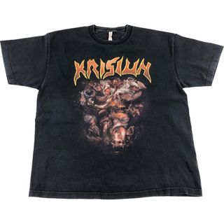 古着 アルスタイル ALSTYLE KRISIUN クリジウン バンドTシャツ バンT メンズXL相当 /eaa547259(Tシャツ/カットソー(半袖/袖なし))