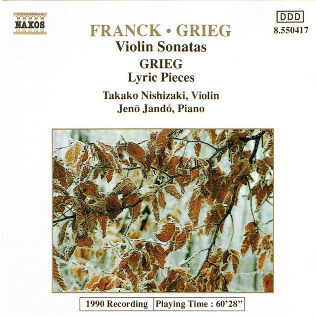 独CD C?sar Franck, Edvard Grieg; Jen? Jand? Franck;Violin Sonata in a 8550417 Naxos /00110 エンタメ/ホビーのCD(クラシック)の商品写真