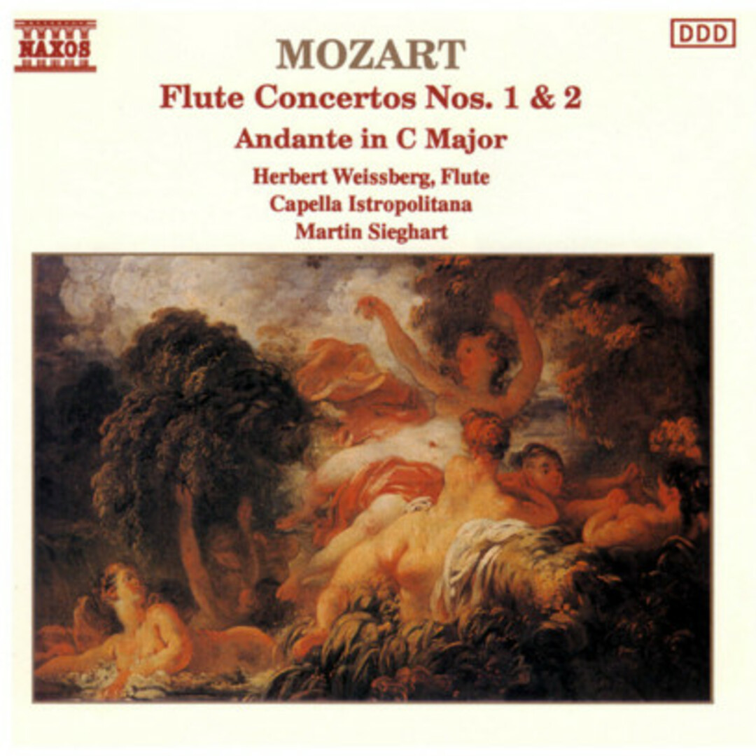 CD Wolfgang Amadeus Mozart - Herbert Weissberg, Capella Istropolitana, Martin Sieghart Mozart: Flute Concertos Nos. 1 & 2; Andante エンタメ/ホビーのCD(クラシック)の商品写真