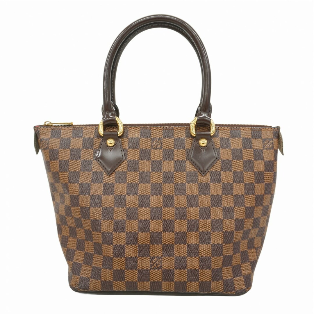 LOUIS VUITTON - 【5ea0580】ルイヴィトン トートバッグ ダミエ サレヤPM N51183 エベヌ【中古】レディース