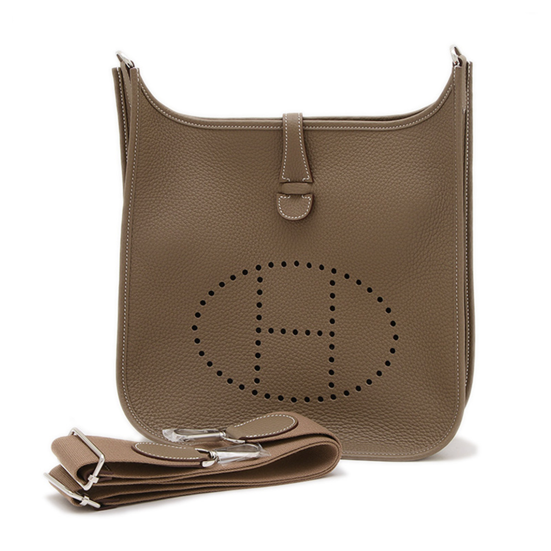HERMES - エルメス エブリン3 PM トリヨン エトゥープ シルバー金具 K刻印