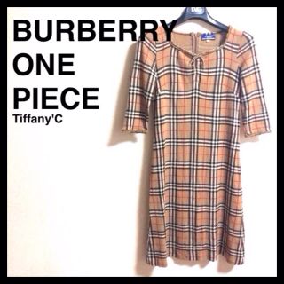 バーバリー(BURBERRY)の美品★BURBERRY ワンピース 膝丈(ひざ丈ワンピース)