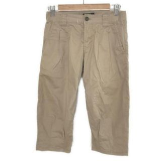 グレースコンチネンタル(GRACE CONTINENTAL)のGRACE CONTINENTAL(グレースコンチネンタル) パンツ サイズ36 S レディース - ベージュ クロップド(半端丈)(その他)