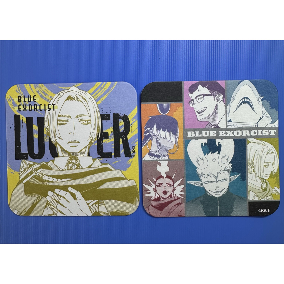 青の祓魔師/青エク 青の祓魔師展 アートコースター/コースター 2枚 セット エンタメ/ホビーのアニメグッズ(カード)の商品写真