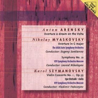 欧CD Svetlanov, NIkolayev, Fedoseyev; Igor Oistrakh Arensky: Overture / Miaskovsky: Overture, Symphony No.21 / Szymanowski: Violin(その他)