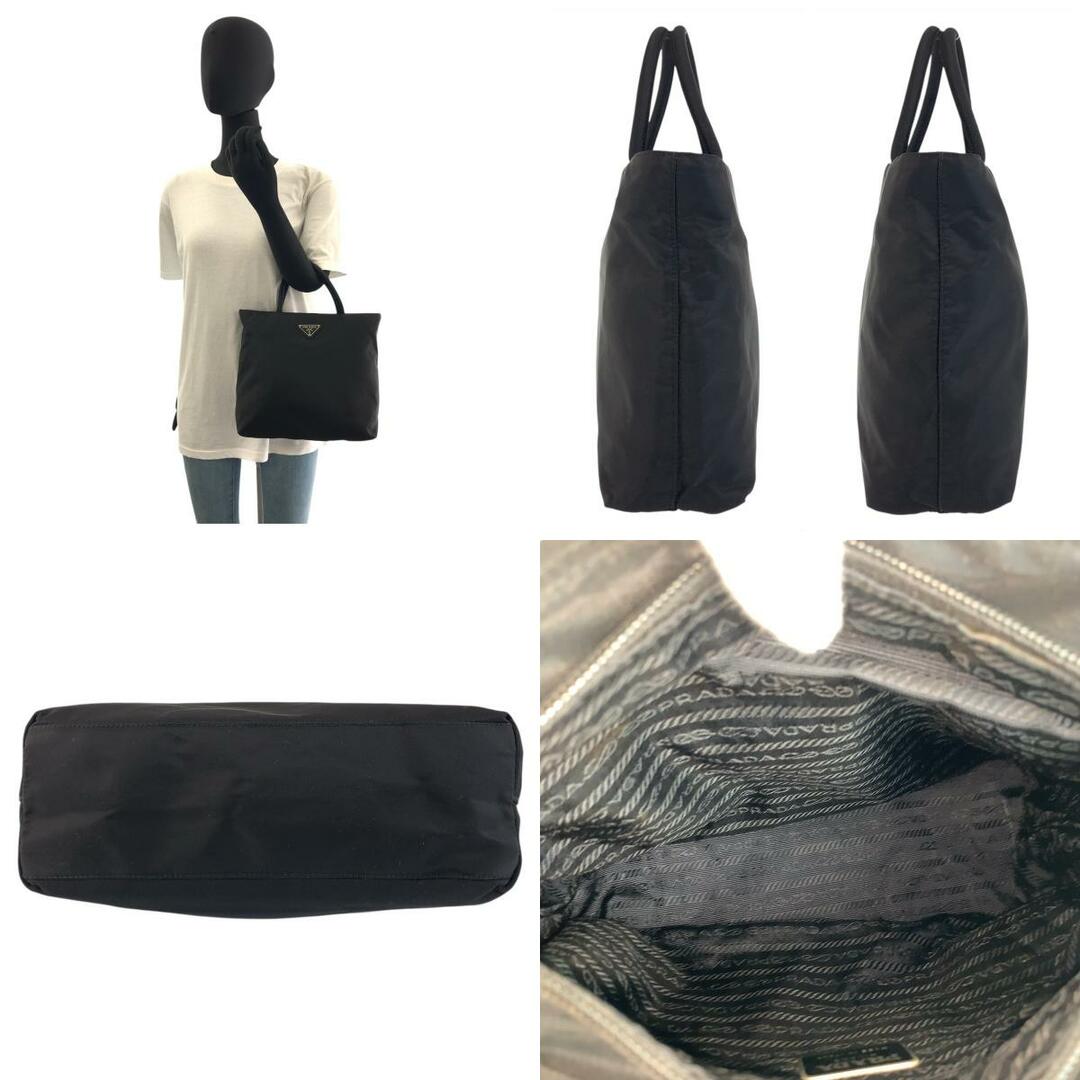 PRADA - 美品 PRADA プラダ テスート 三角ロゴプレート ブラック