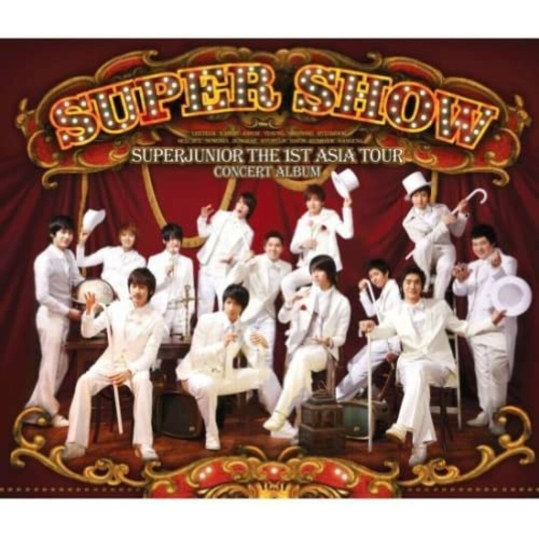 2discs CD Super Junior Super Junior : The 1st Asia Tour Concert Album - Super Show(韓国盤) SMCD168 S.M. Entertainment /00220 エンタメ/ホビーのCD(クラブ/ダンス)の商品写真