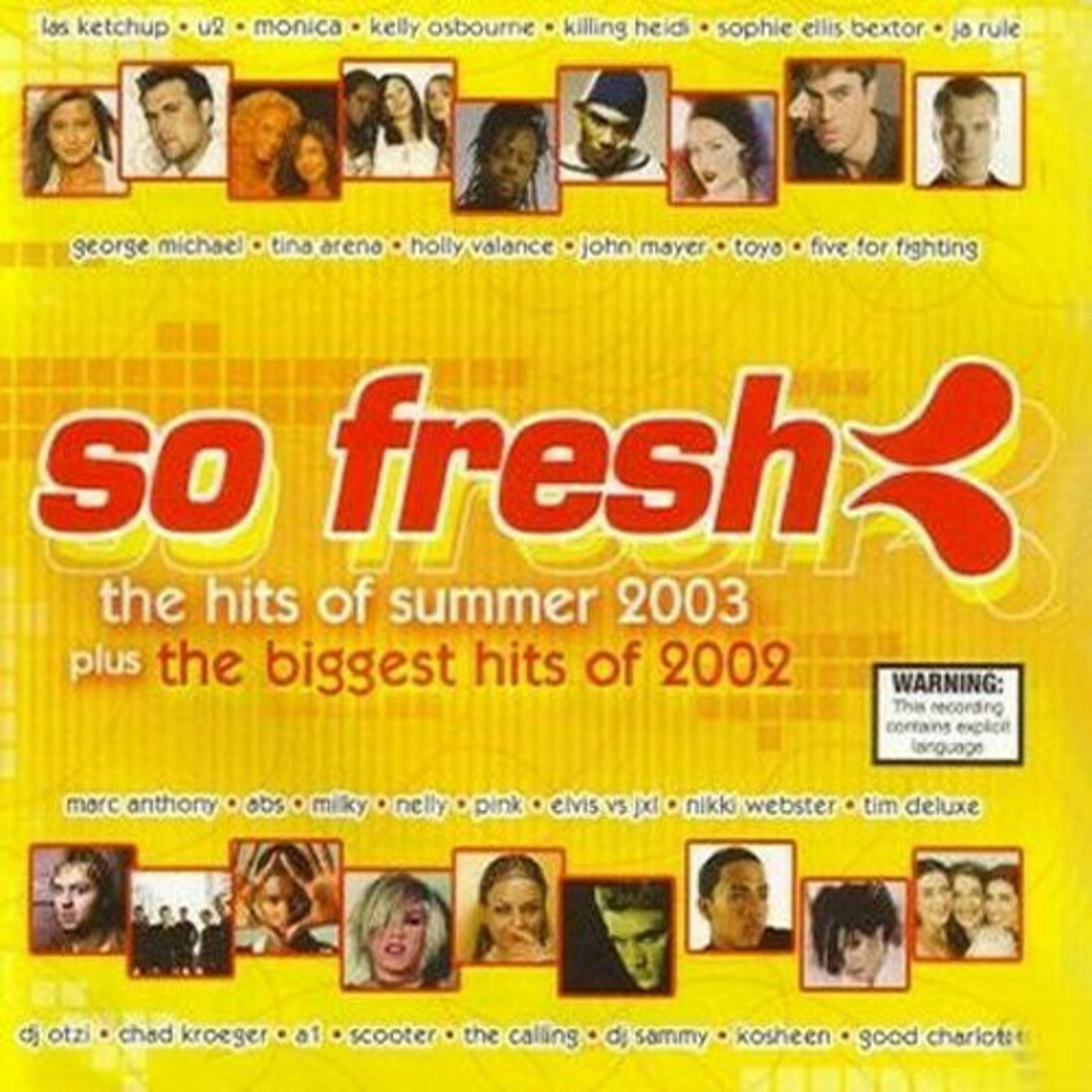 豪2discs CD オムニバス(コンピレーション) So Fresh - The Hits Of Summer2003 Plus The Biggest Hits Of 2002 74321952362 BMG Australia /00220 エンタメ/ホビーのCD(ヒップホップ/ラップ)の商品写真