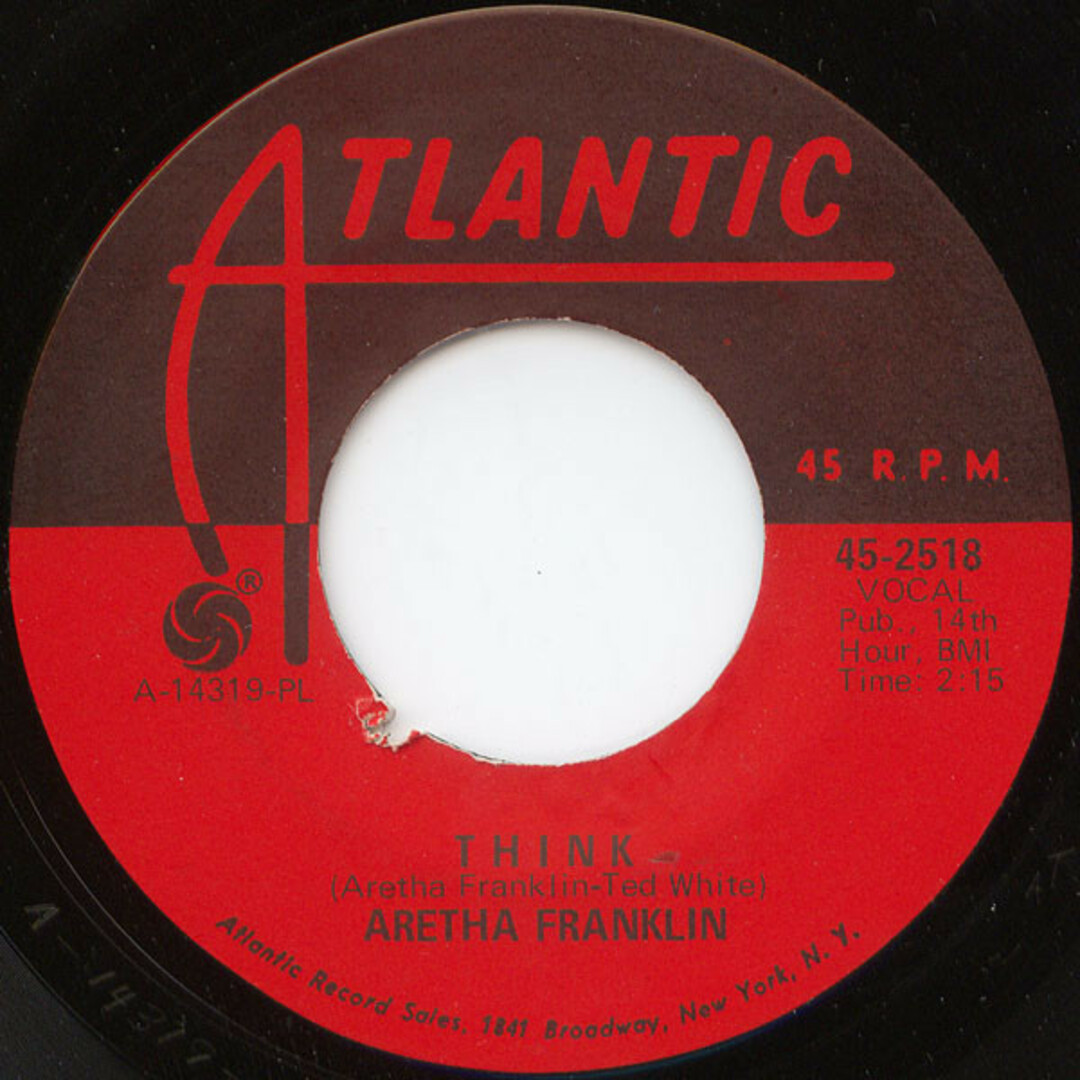 米7" Aretha Franklin Think / You Send Me 452518 Atlantic /00080 エンタメ/ホビーのエンタメ その他(その他)の商品写真