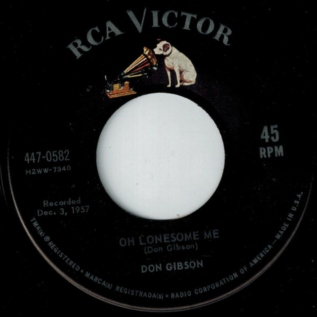米7" Don Gibson Oh Lonesome Me / Blue Blue Day 4470582 RCA Victor /00080 エンタメ/ホビーのエンタメ その他(その他)の商品写真