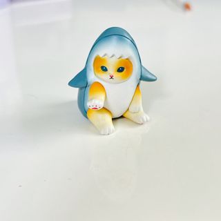 mofusandモフサンド さめにゃん サメネコフィギュア 手招き猫 ガチャ(キャラクターグッズ)