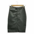 【美品】 GUCCI / グッチ | モノグラムタイトスカート | 38 | ブラック | レディース