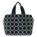 【美品】 mina perhonen / ミナペルホネン | 2000-01 a/w | tambourine パニーニ トートバッグ | ネイビー/ホワイト | レディース