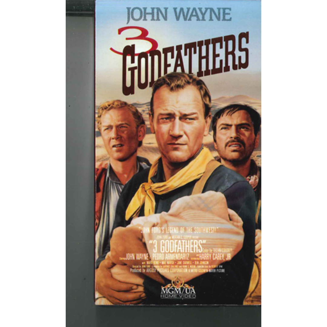 米VHS Movie, John Wayne 3 Godfathers M201000 MGM/UA /00300 エンタメ/ホビーのエンタメ その他(その他)の商品写真