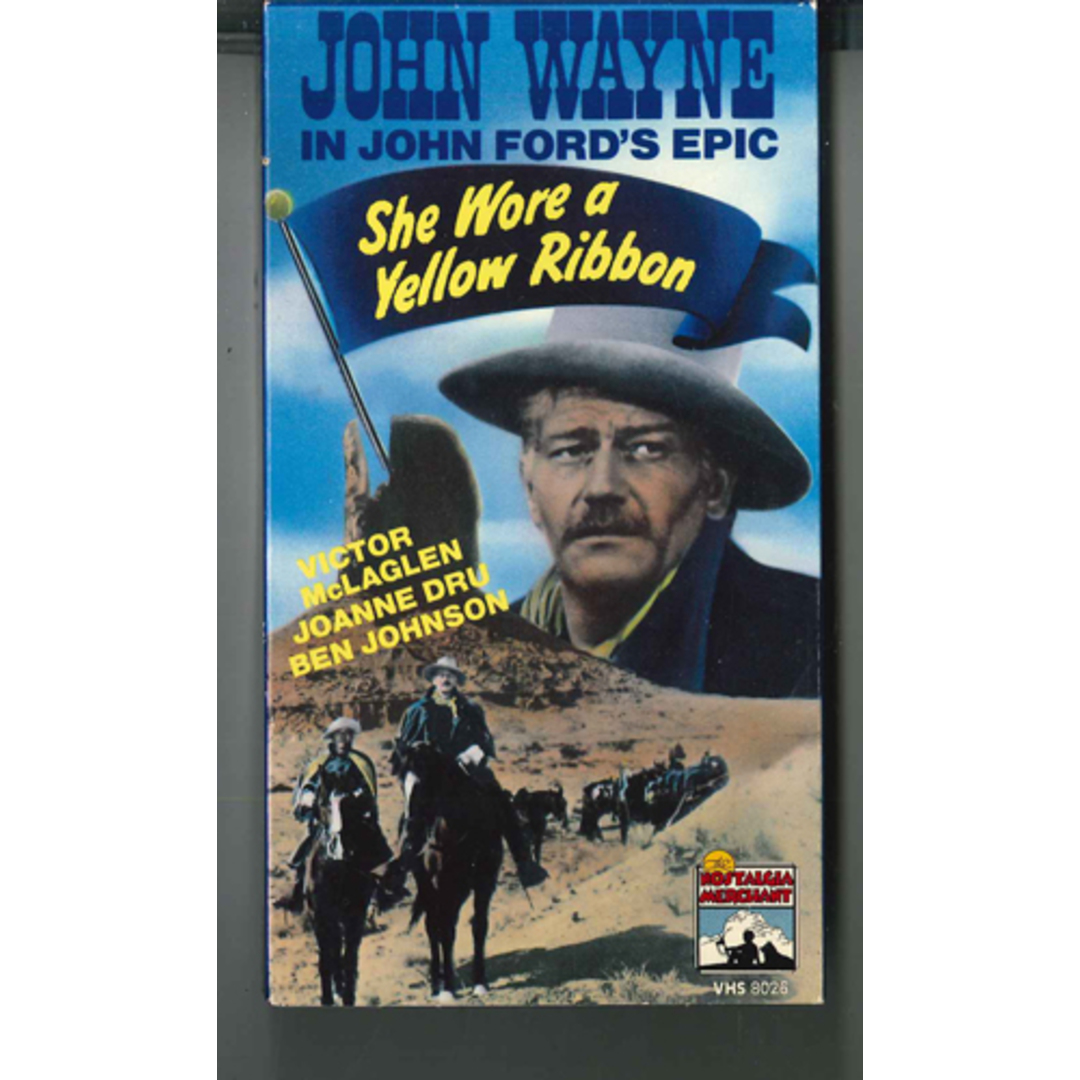 米VHS Movie, John Wayne She Wore A Yellow Ribbon VHS8026 NOSTALGIA MERCHANT /00300 エンタメ/ホビーのエンタメ その他(その他)の商品写真