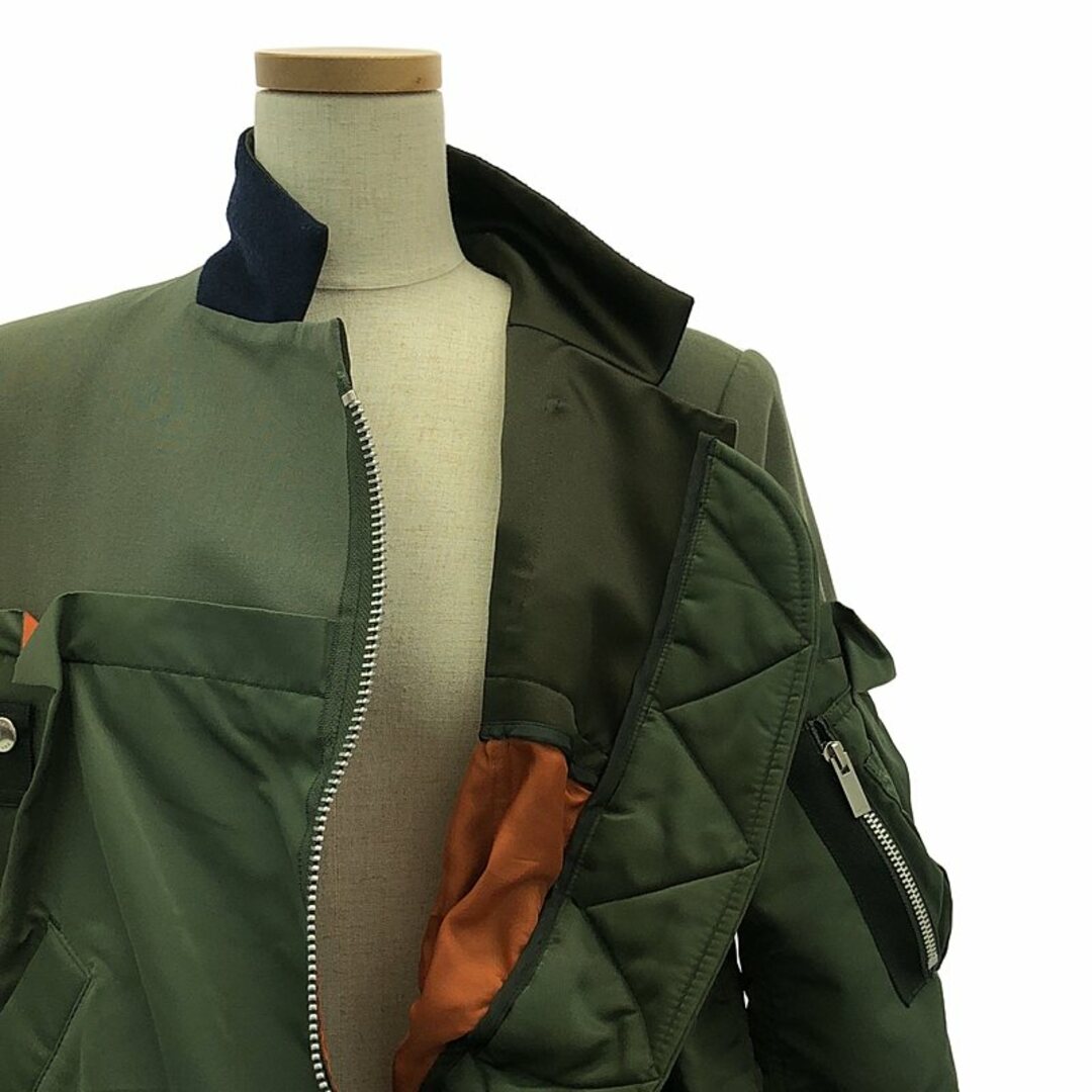 sacai - 【美品】 sacai / サカイ | 2021AW | MA-1 Bomber sacai - 【美品】 sacai / サカイ | 2021AW | MA-1 Bomber