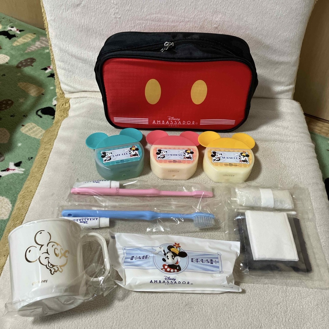 Disney(ディズニー)のディズニーアンバサダーホテル アメニティセット エンタメ/ホビーのおもちゃ/ぬいぐるみ(キャラクターグッズ)の商品写真