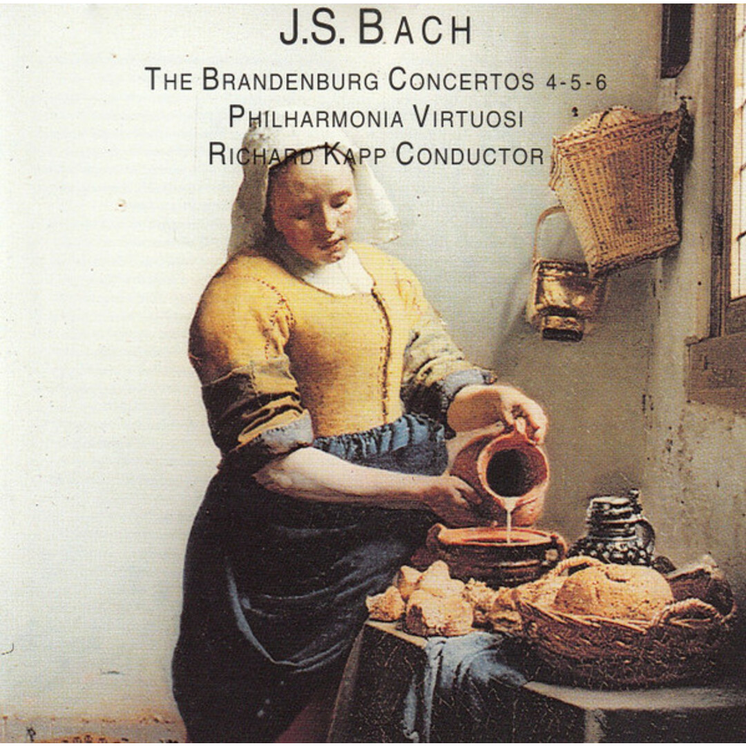 蘭CD Johann Sebastian Bach, Philharmonia Virtuosi, Richard Kapp The Brandenburg Concertos 4-5-6 WVH053 Erasmus Muziekproducties, Wi エンタメ/ホビーのCD(クラシック)の商品写真
