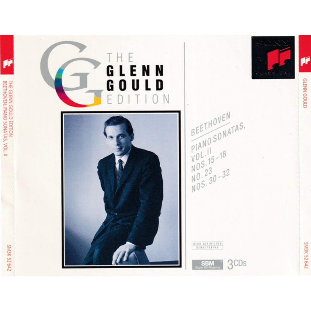 欧CD Ludwig van Beethoven, Glenn Gould Piano Sonatas, Vol. II ? Nos. 15?18 ・ No. 23 ・ Nos. 30?32 SM3K52642 Sony Classical /00110 エンタメ/ホビーのCD(クラシック)の商品写真