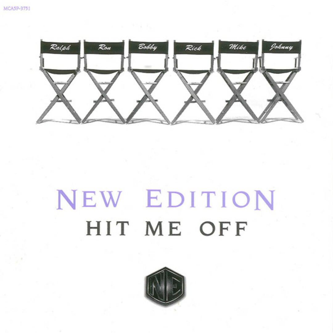 米CD New Edition Hit Me Off MCA5P3751 MCA Records プロモ /00110 エンタメ/ホビーのCD(ヒップホップ/ラップ)の商品写真