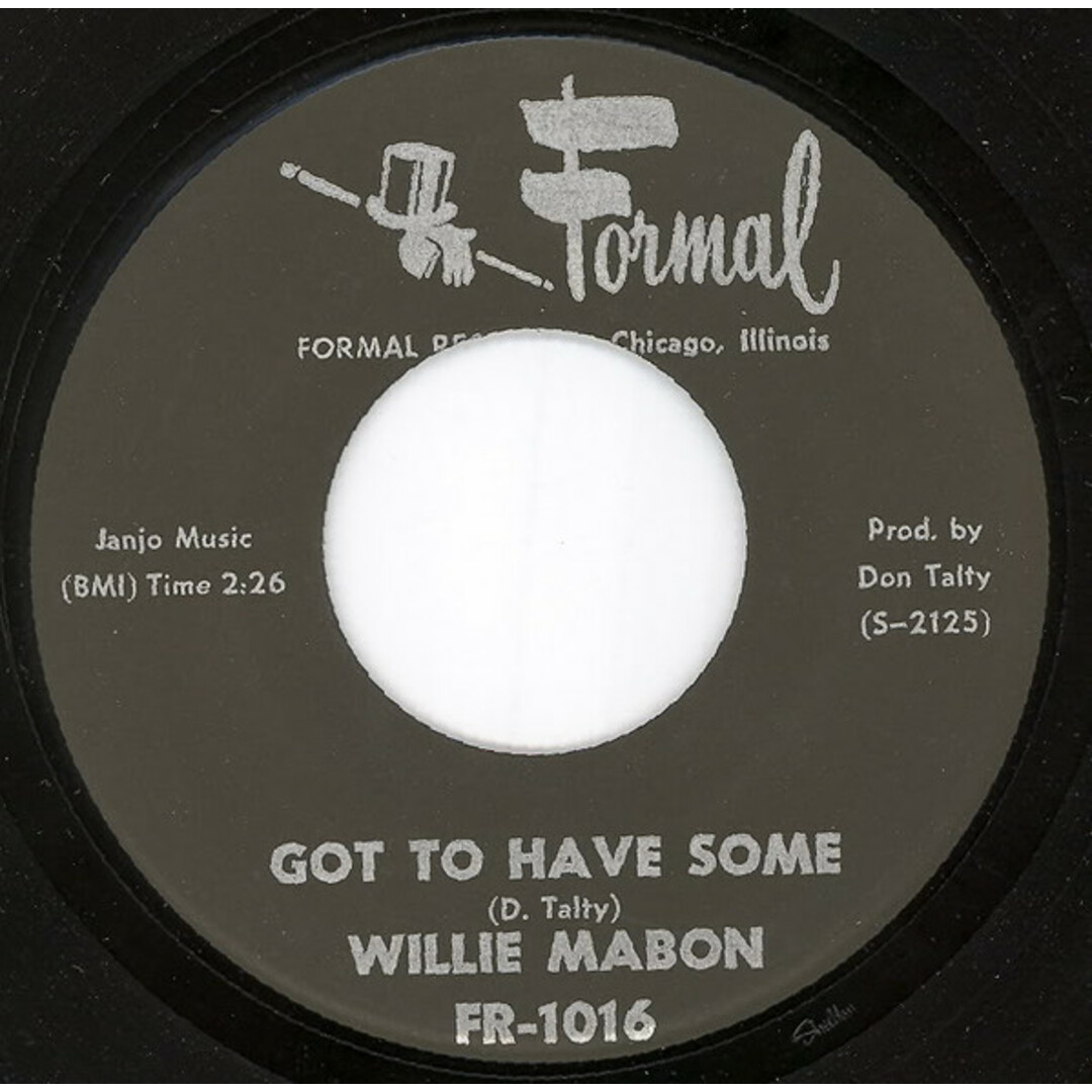 米7” Willie Mabon Got To Have Some / Why Did It Happen To Me FR1016 Formal /00080 エンタメ/ホビーのエンタメ その他(その他)の商品写真