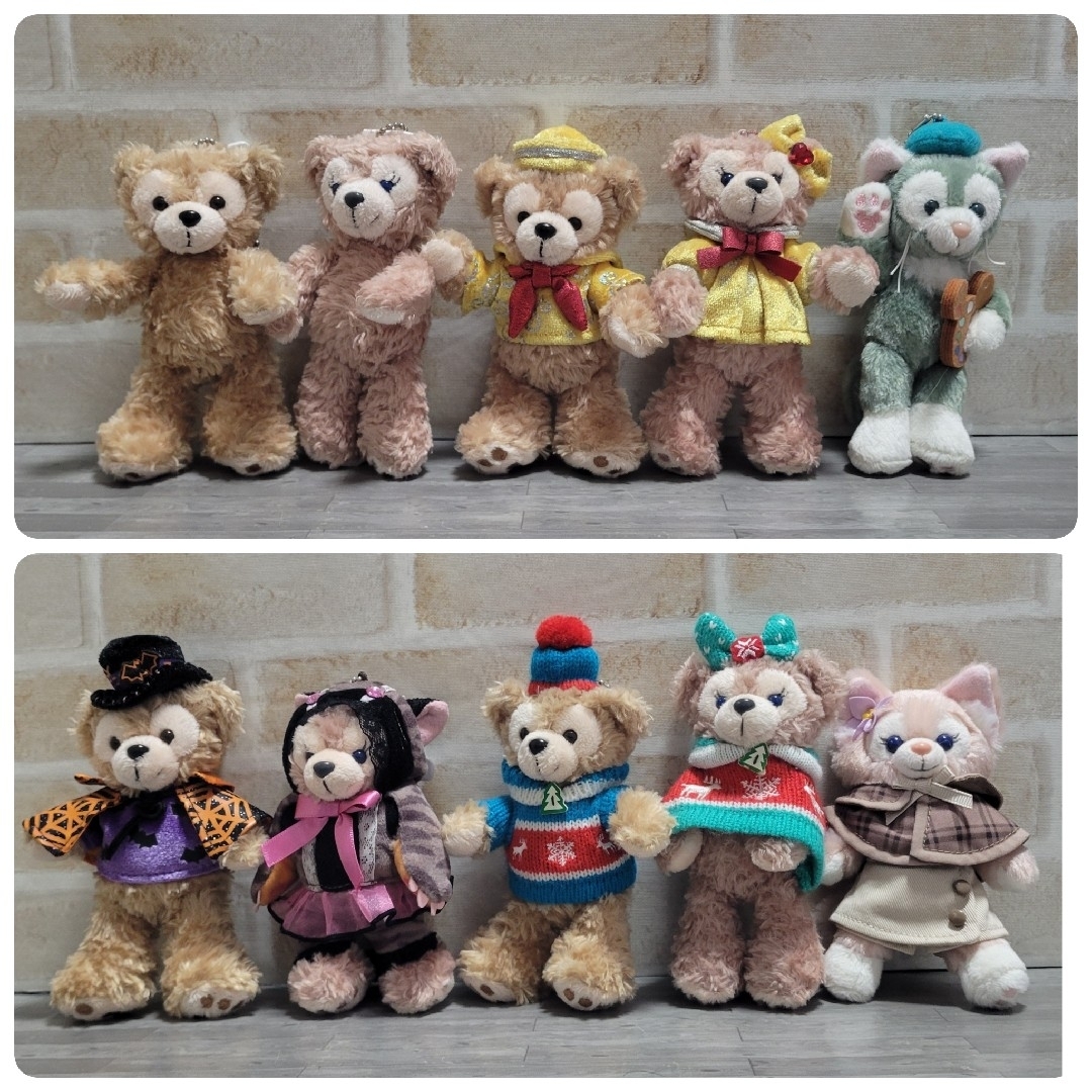 Duffy＆friends　ぬいぐるみバッジ　10点