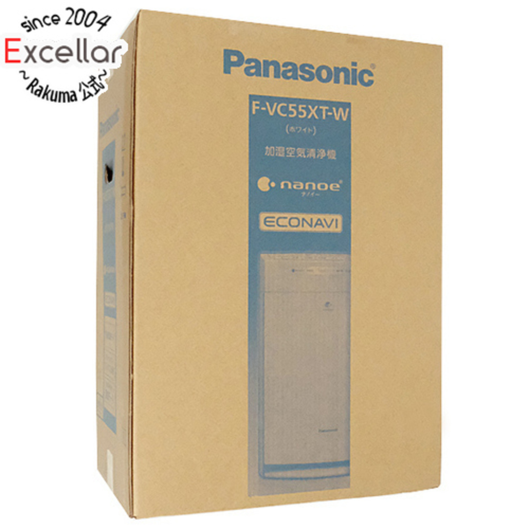 Panasonic(パナソニック)のPanasonic 加湿空気清浄機 F-VC55XT-W ホワイト スマホ/家電/カメラの生活家電(空気清浄器)の商品写真